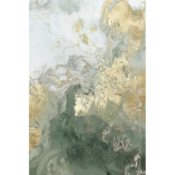 Art.com Ocean Splash II Mint Version Art Print by PI Studio, 24" x 36"