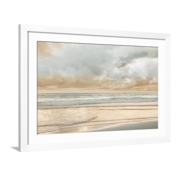Art.com Ocean Tide Art Print by John Seba, White Frame Wall Art, 44" x 32"