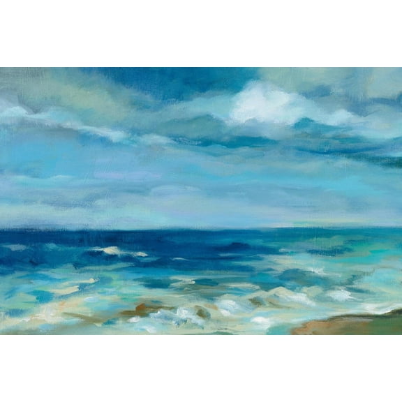Art.com Ocean Waves Art Print by Silvia Vassileva, 18" x 12"