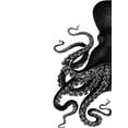 thumbnail image 1 of Art.com Octopus Black and White a Art Print by Fab Funky, 12" x 16", 1 of 4