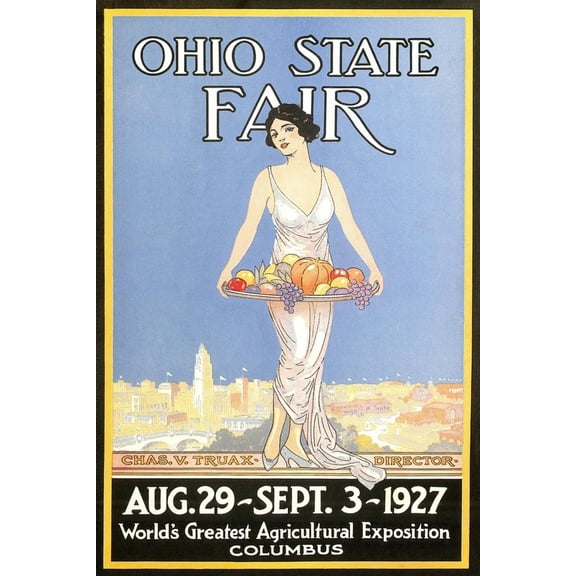 Art.com Ohio State Fair Poster, Columbus Art Print, 12" x 18"