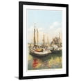 thumbnail image 1 of Art.com Old Fishing Boats, Nantucket, Massachusetts Art Print, Black Frame Wall Art, 32" x 44", 1 of 5