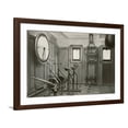 thumbnail image 1 of Art.com Old Work Out Gym Art Print, Brown Frame Wall Art, 44" x 32", 1 of 5