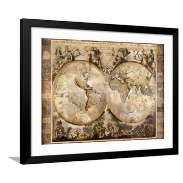 Art.com Old World Art Print by Edwin Douglas, Black Frame Wall Art, 40" x 32"