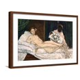 thumbnail image 1 of Art.com Olympia Art Print by Edouard Manet, Brown Frame Wall Art, 29" x 21", 1 of 5