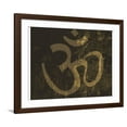 thumbnail image 1 of Art.com Om Grunge Symbol Art Print by pashabo, Brown Frame Wall Art, 40" x 32", 1 of 5