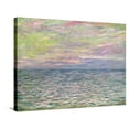 thumbnail image 1 of Art.com On the High Seas, Sunset at Pourville Stretched Canvas Print Wall Art by Claude Monet, 32" x 24", 1 of 4
