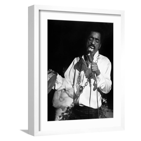 Art.com One More Time, Sammy Davis Jr., 1970 Photo, White Frame Wall Art, 17" x 21"