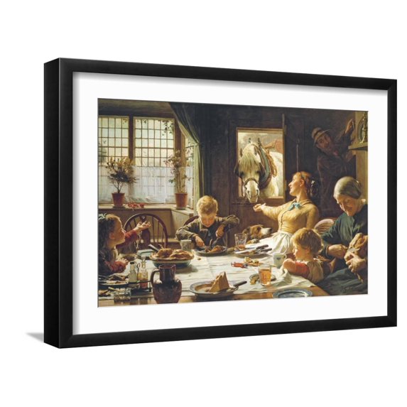 Art.com One of the Family Art Print by Frederick George Cotman, Black Frame Wall Art, 23" x 17"