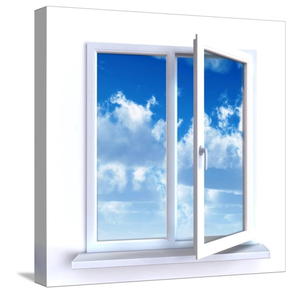 Art.com Open Window Stretched Canvas Print Wall Art by Serp, 16" x 16"