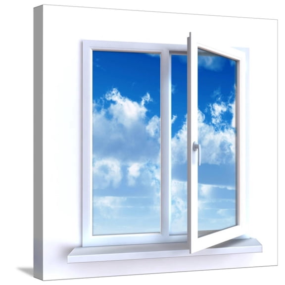 Art.com Open Window Stretched Canvas Print Wall Art by Serp, 24" x 24"