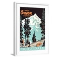thumbnail image 1 of Art.com Oregon Travel Poster, Troutdale Art Print, White Frame Wall Art, 21" x 29", 1 of 5