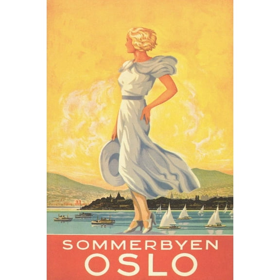 Art.com Oslo Travel Poster Art Print, 12" x 18"