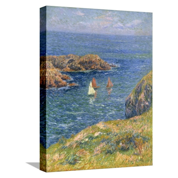 Art.com Ouessant, Jour de Calme, 1905 Stretched Canvas Print Wall Art by Henry Moret, 12" x 16"