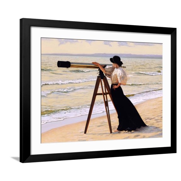 Art.com Outlook Art Print by Peter Quidley, Black Frame Wall Art, 40" x 32"