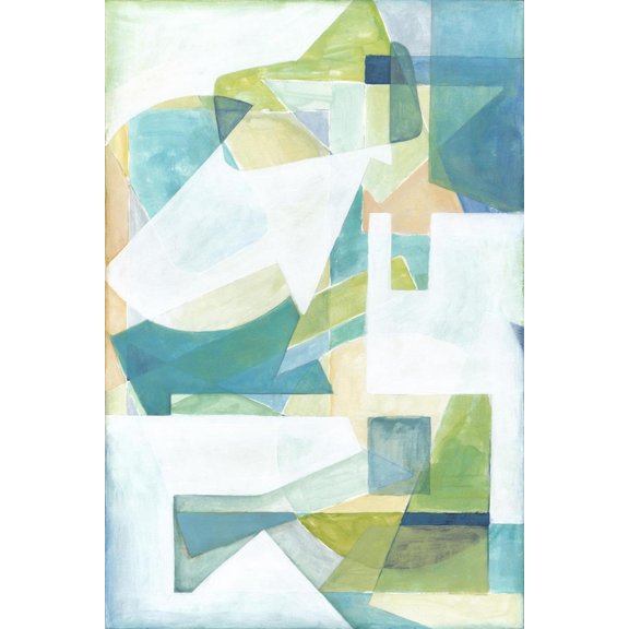 Art.com Overlay Abstract I Art Print by Megan Meagher, 12" x 18"