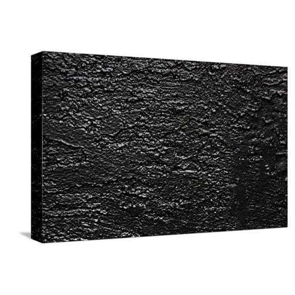 Art.com Paint it Black Stretched Canvas Print Wall Art, 18" x 12"