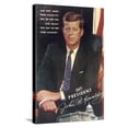 thumbnail image 1 of Art.com Painting of John F. Kennedy Stretched Canvas Print Wall Art, 16" x 24", 1 of 4