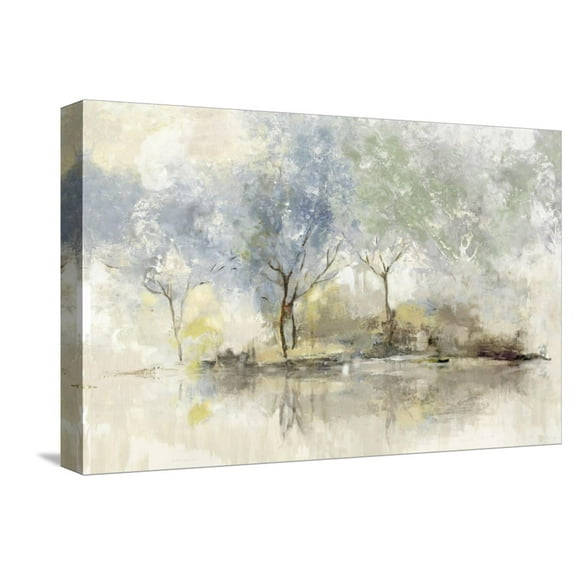 Art.com Pale Meadow Stretched Canvas Print Wall Art by Allison Pearce, 18" x 12"