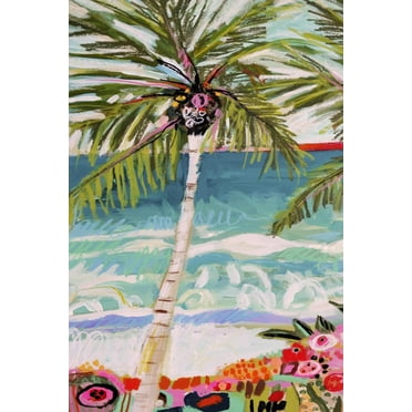 Art.com Palm Tree Wimsy I Art Print by Karen Fields, 12" x 18"