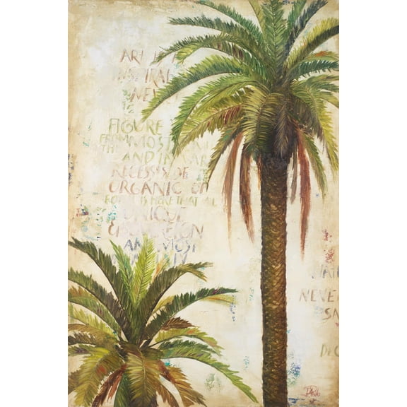 Art.com Palms and Scrolls I Art Print by Patricia Pinto, 16" x 24"