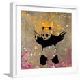 thumbnail image 1 of Art.com Panda with Guns Giclee Print by Banksy, White Frame Wall Art, 21" x 21", 1 of 5