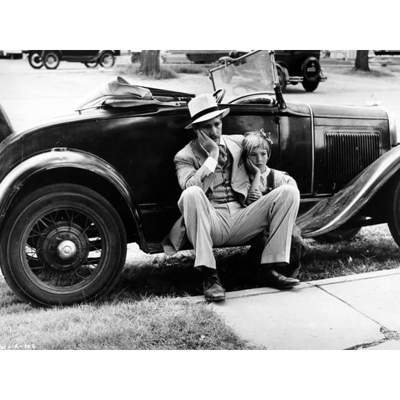 Art.com Paper Moon, Ryan O'Neal, Tatum O'Neal, 1973 Photo, 16" x 12"