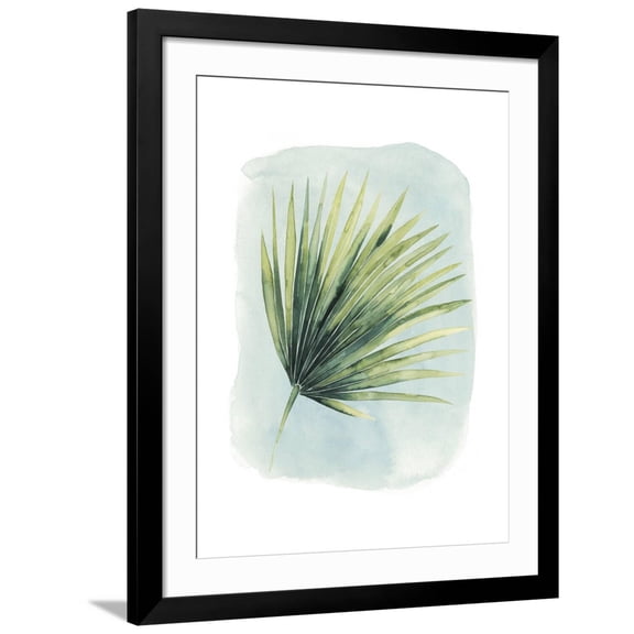Art.com Paradise Palm Leaves II Art Print by Grace Popp, Black Frame Wall Art, 32" x 40"