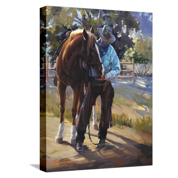 Art.com Pardners Stretched Canvas Print Wall Art by Carolyne Hawley, 12" x 16"