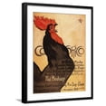 thumbnail image 1 of Art.com Paris, France - Periodical Cocorico Rooster Promotional Poster Art Print by Lantern Press, Black Frame Wall Art, 23" x 29", 1 of 5
