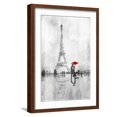 thumbnail image 1 of Art.com Paris In The Rain Art Print by OnRei, Brown Frame Wall Art, 17" x 23", 1 of 5