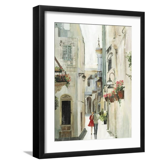 Art.com Parisian Walkthrough Art Print by Allison Pearce, Black Frame Wall Art, 17" x 21"