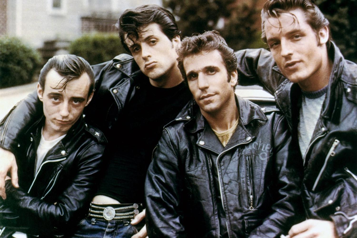 Paul Mace, Sylvester Stallone, Henry Winkler and Perry King The