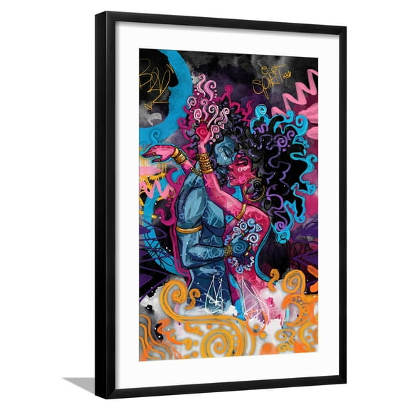 Art.com Peace Art Print by Justin Copeland, Black Frame Wall Art, 21" x 29"
