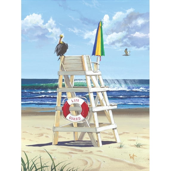 Art.com Pelican Perch Art Print by Scott Westmoreland, 12" x 16"