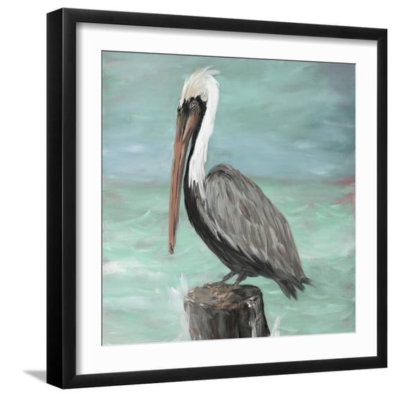 Art.com Pelican Way I Art Print by Julie DeRice, Black Frame Wall Art, 21" x 21"