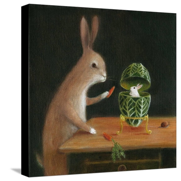 Art.com Peter Carl Faberge Stretched Canvas Print Wall Art by DD McInnes, 16" x 16"