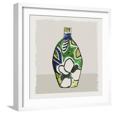 Art.com Picasso Vase III Art Print by Aimee Wilson, White Frame Wall Art, 21" x 21"
