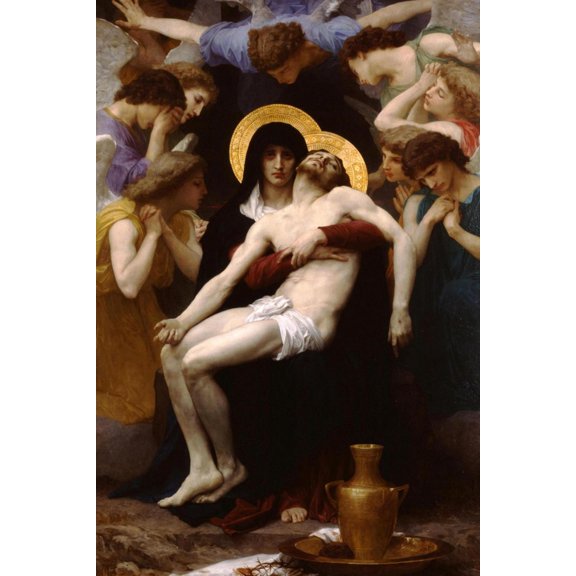 Art.com Pieta Art Print by William Adolphe Bouguereau, 24" x 36"