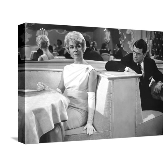 Art.com Pillow Talk, Doris Day, Rock Hudson, 1959 Stretched Canvas Print Wall Art, 16" x 12"