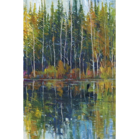 Art.com Pine Reflection I Art Print by Tim O'toole, 16" x 24"