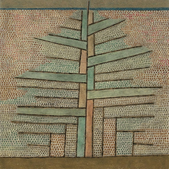 Art.com Pine Tree, 1932 Giclee Print by Paul Klee, 16" x 16"