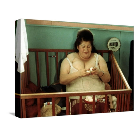 Art.com Pink Flamingos, Edith Massey, 1972 Stretched Canvas Print Wall Art, 16" x 12"