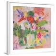 thumbnail image 1 of Art.com Pink Impressionism Art Print by Farida Zaman, White Frame Wall Art, 29" x 29", 1 of 5