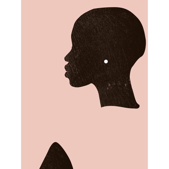 Art.com Pink Silhouette I Art Print by Jennifer Parker, 18" x 24"