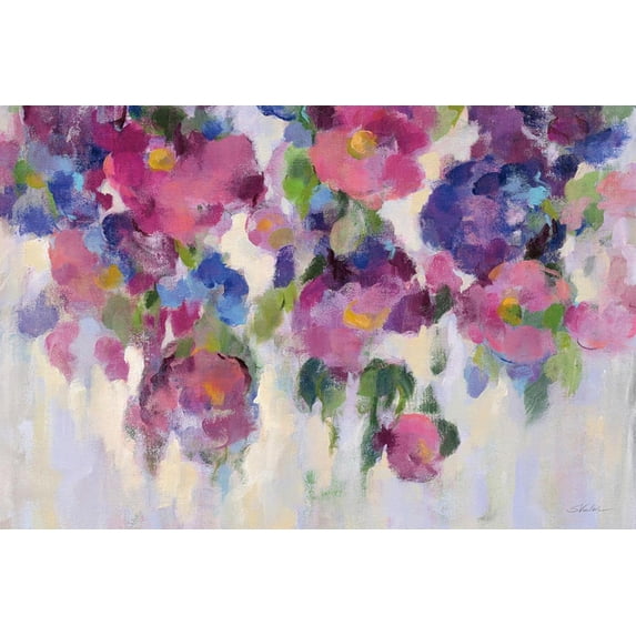 Art.com Pink and Blue I Crop Art Print by Silvia Vassileva, 24" x 16"