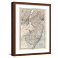 Plate 72. Map of New Jersey. United States. Inset Map of Jersey