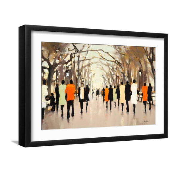 Art.com Poet’s Walk Art Print by Lorraine Christie, Black Frame Wall Art, 23" x 17"