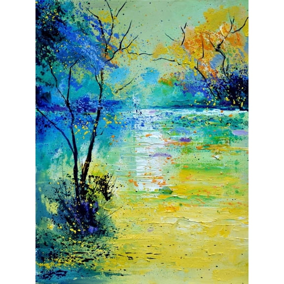 Art.com Pond 454190 Art Print by Pol Ledent, 18" x 24"