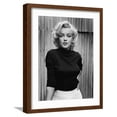 thumbnail image 1 of Art.com Portrait of Actress Marilyn Monroe on Patio of Her Home Premium Photographic Print by Alfred Eisenstaedt, Brown Frame Wall Art, 17" x 21", 1 of 5